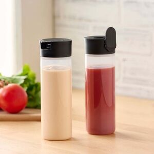 Tupperware Squeeze It Bottle Set of 2 BRAND NEW for Dressing, Oil, or Condiments